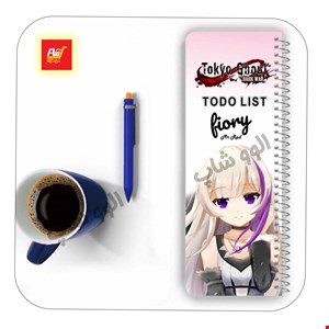 دفترچه تودو لیست دختر انیمه 