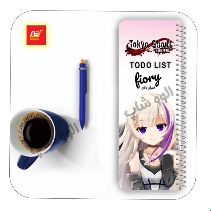 دفترچه تودو لیست دختر انیمه 