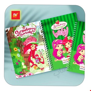 دفتر سیمی مشق 100برگ فانتزی اکلیلی دخترانه 