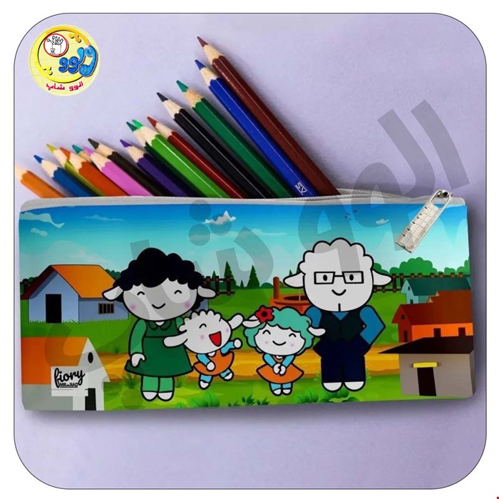 جامدادی چرمی مستر راد مدل بره ناقلا و ببعی