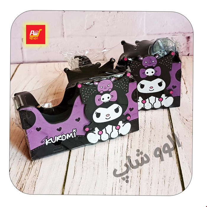 پایه چسب کرومی چوبی