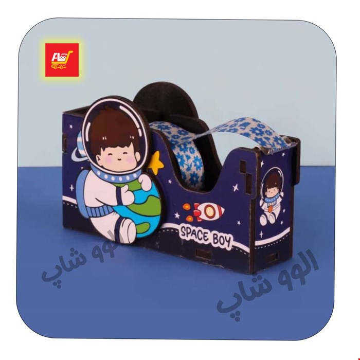 پایه چسب فضانورد چوبی