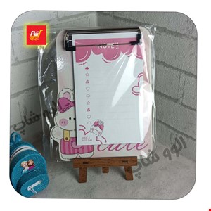 تخته شاسی و نوت دفترچه ای خرگوش با پشت وایت برد سایز A5