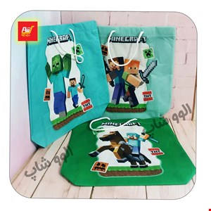 ساک ماینکرافت هدیه پارچه ای