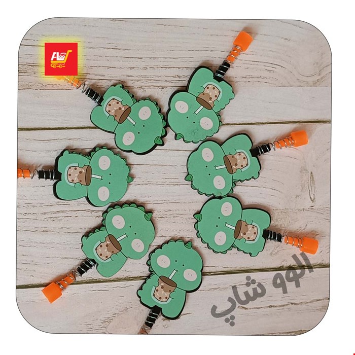 سرمدادی چوبی فنردار دایناسور