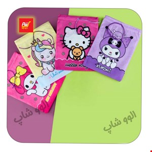 کیسه سرجمع شو پارچه ای طرح دخترانه سایز  