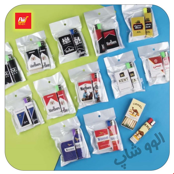 ست فندک و کبریت فانتزی مارلبورو