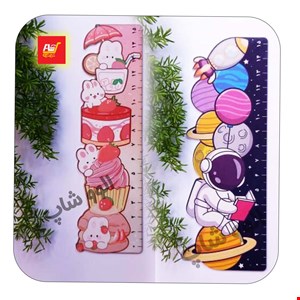 خط کش پلکسی فضانورد 15 سانت 