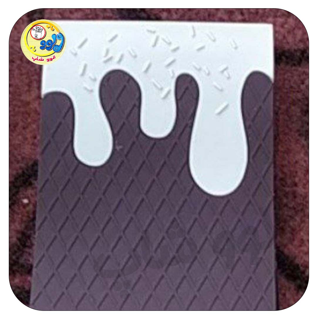 یک دفترچه معطر بستنی رنگ شکلاتی