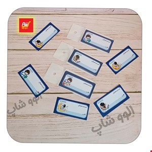 برچسب نام و نام خانوادگی فضانورد (بسته 6 عددی)