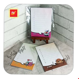 تخته شاسی و نوت دفترچه بی تی اس شوکی با پشت وایت برد سایز  bts A5