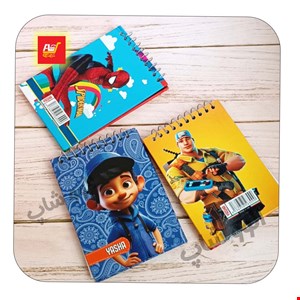 دفترچه فانتزی جلد سخت سایز 1/16