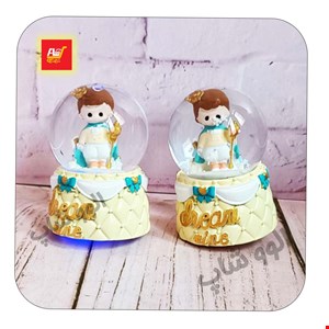 گوی شیشه ای کریستال باتری خور 