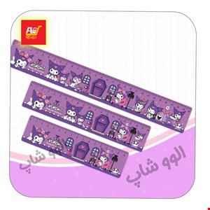 خط کش مقوایی کرومی 