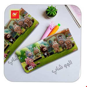 جامدادی لبوبو تک زیپ چرمی مستر راد 