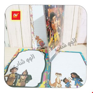 دفتر مشق حاشیه دار مجلد 50 برگ پسر آتش نشان 