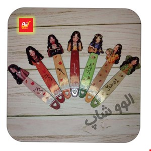 بوک مارک چوبی ماه تولد