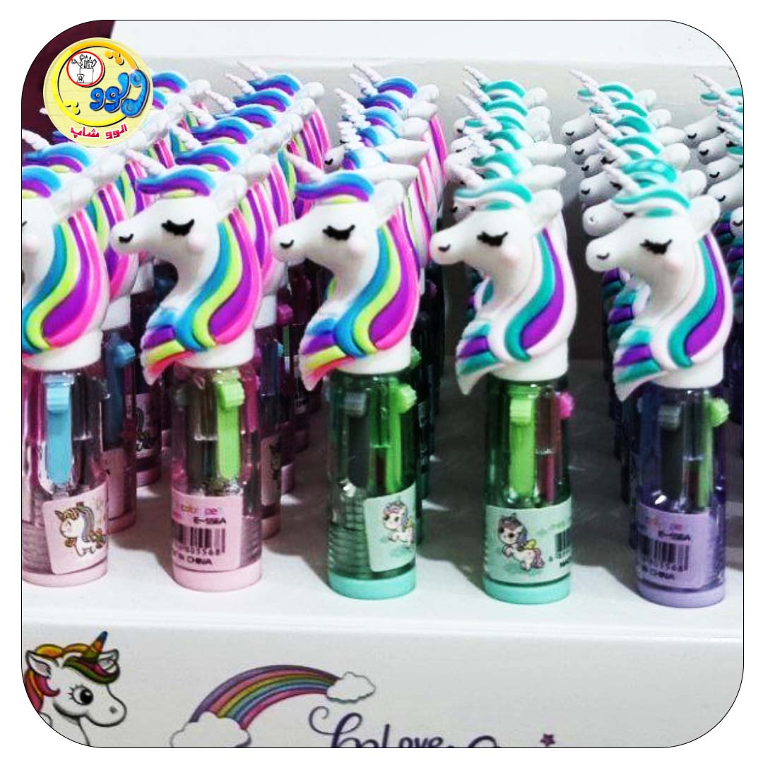 خودکار مینی یونیکورن یال رنگی
