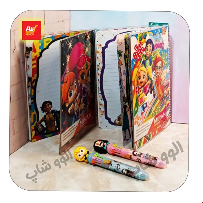 ست تحریر  دختر و انیمه شماره 6 - شامل 4 تکه 