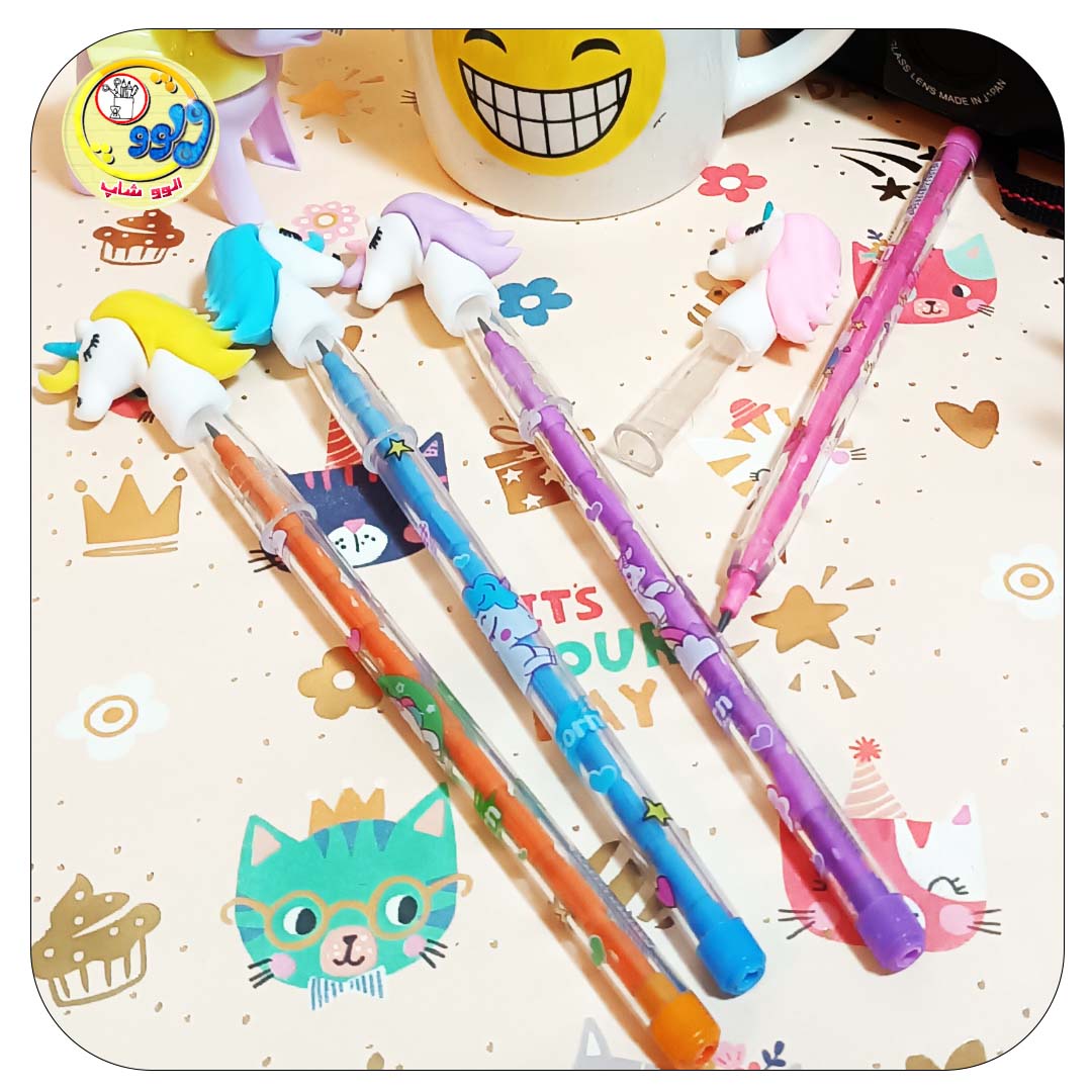 مداد تک شاخ با سرمدادی رنگ صورتی