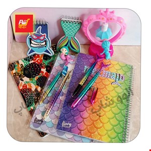  ست تحریر پری دریایی و ماهی فانتزی شماره 1 - شامل 11 تکه