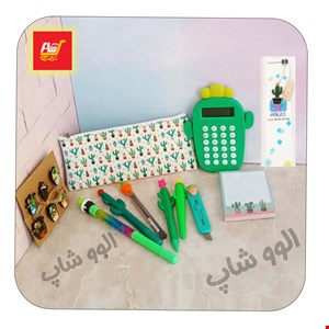 ست تحریر کاکتوس شماره 2 شامل 11تکه 