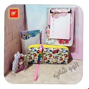 بسته ست هدیه تحریر فانتزی یونیکورن 10-شامل 5 تکه