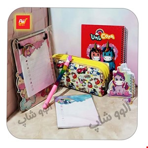 ست هدیه تحریر فانتزی یونیکورن 11-شامل 6 تکه