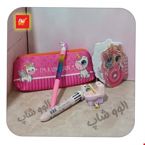 ست هدیه تحریر فانتزی یونیکورن 12 شامل 5 تکه